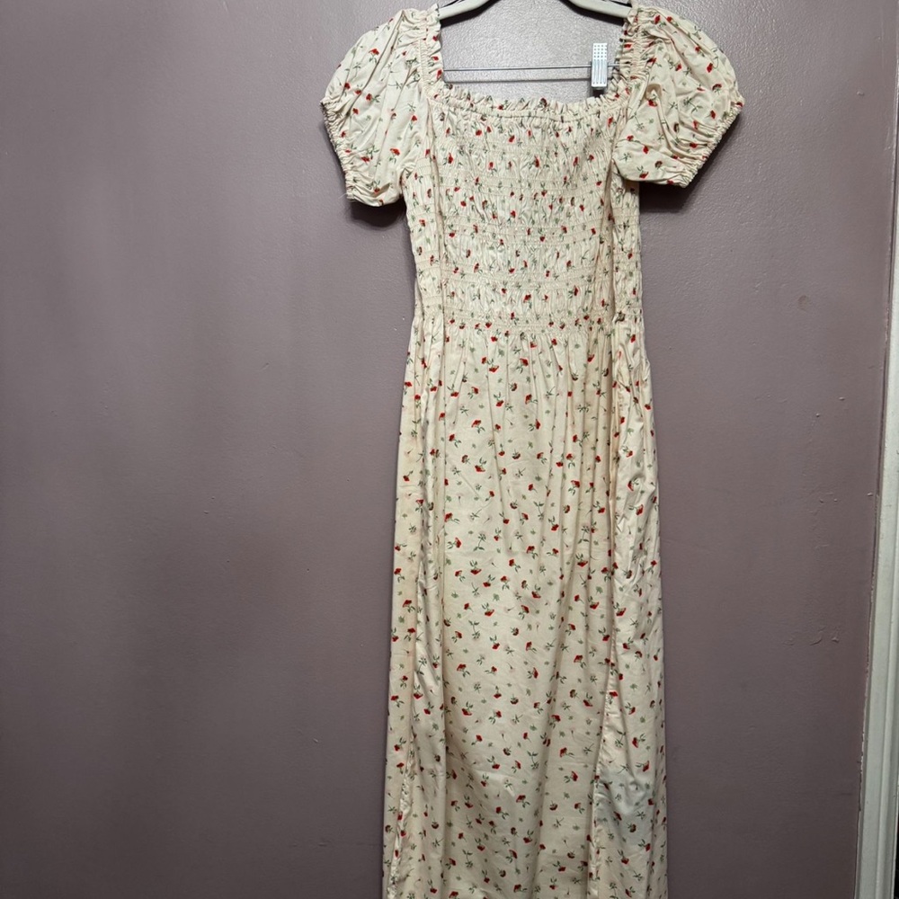 Floral Cream Dress